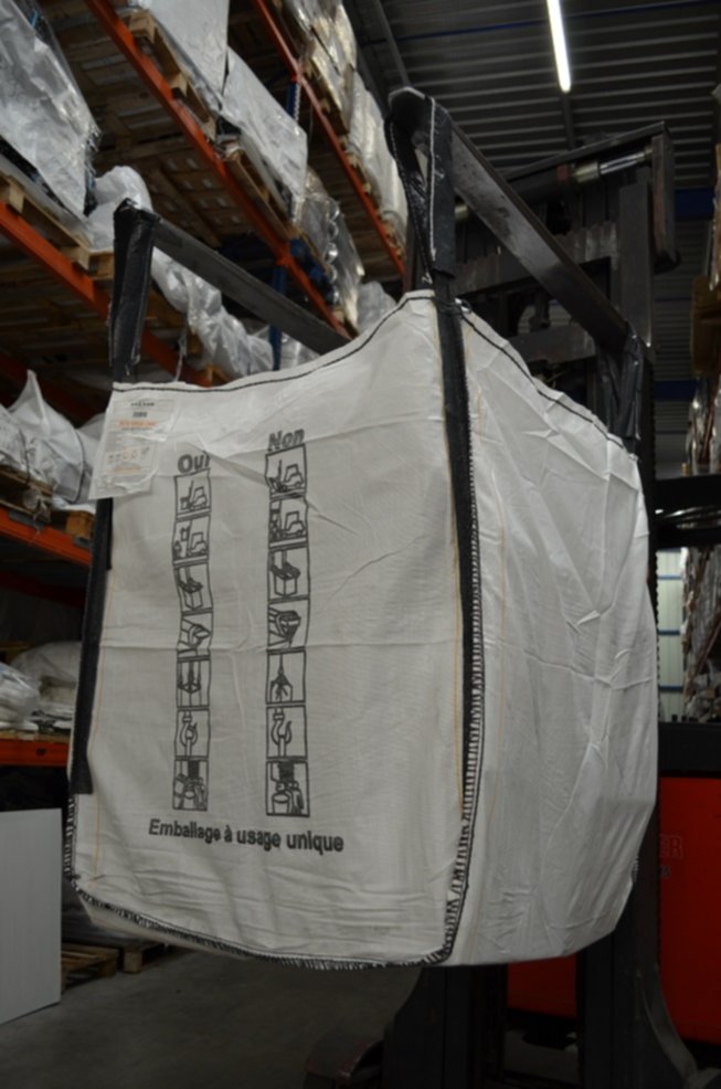 Sac big bag eco chantier blanc 91 x 91 x 106 cm - BAOBAG