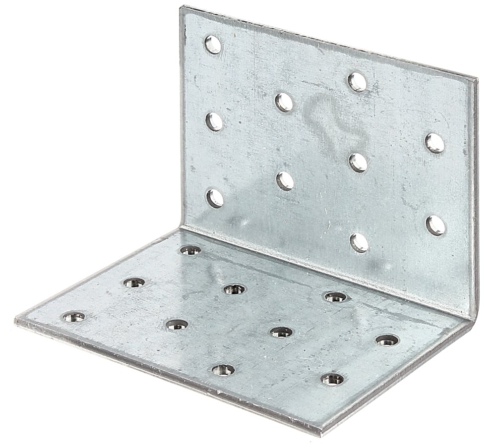 Équerre multi-trous 80x60x2,5mm Ø5mm 20 trous - ALBERTS