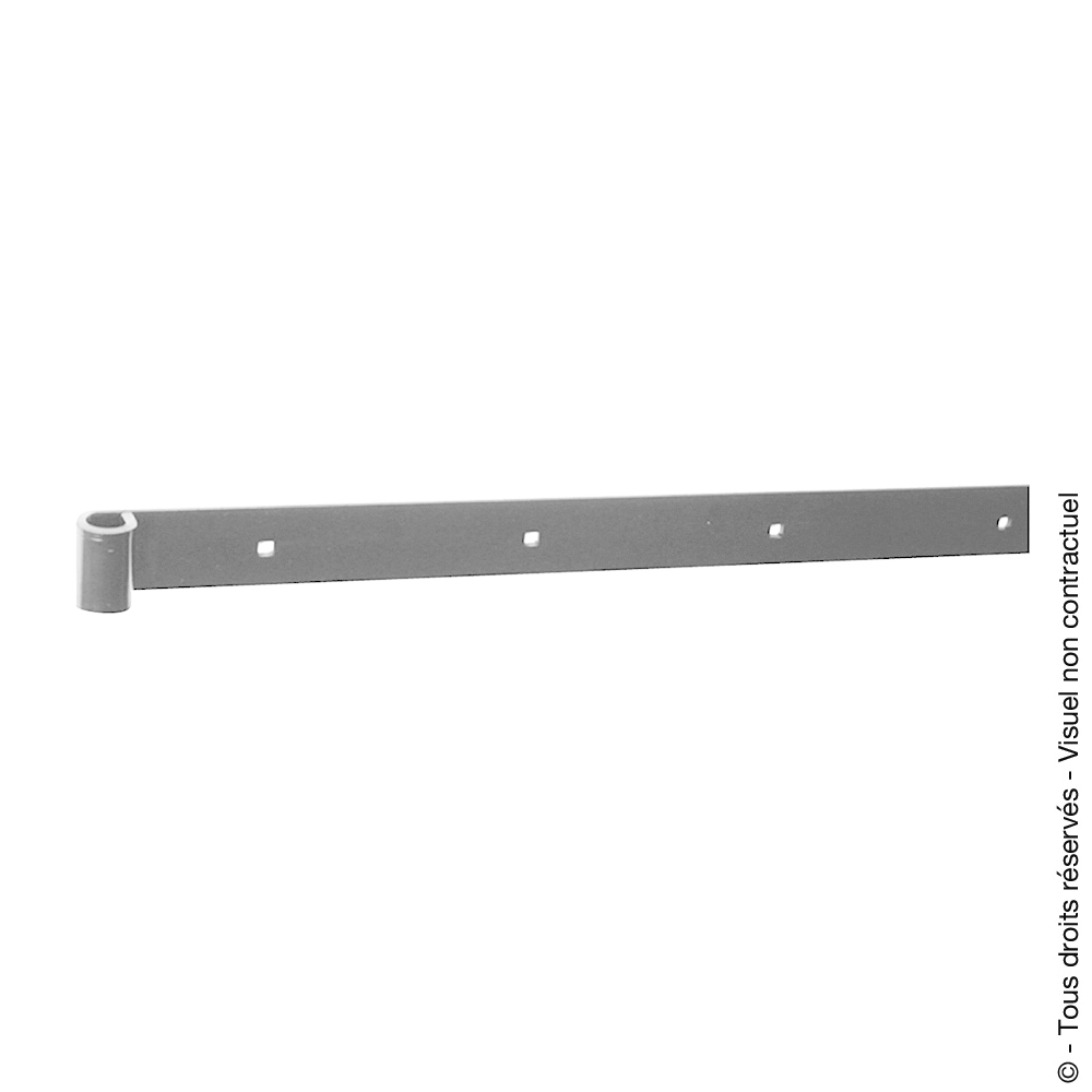 Penture droite d16 40x5 l800 zinguée