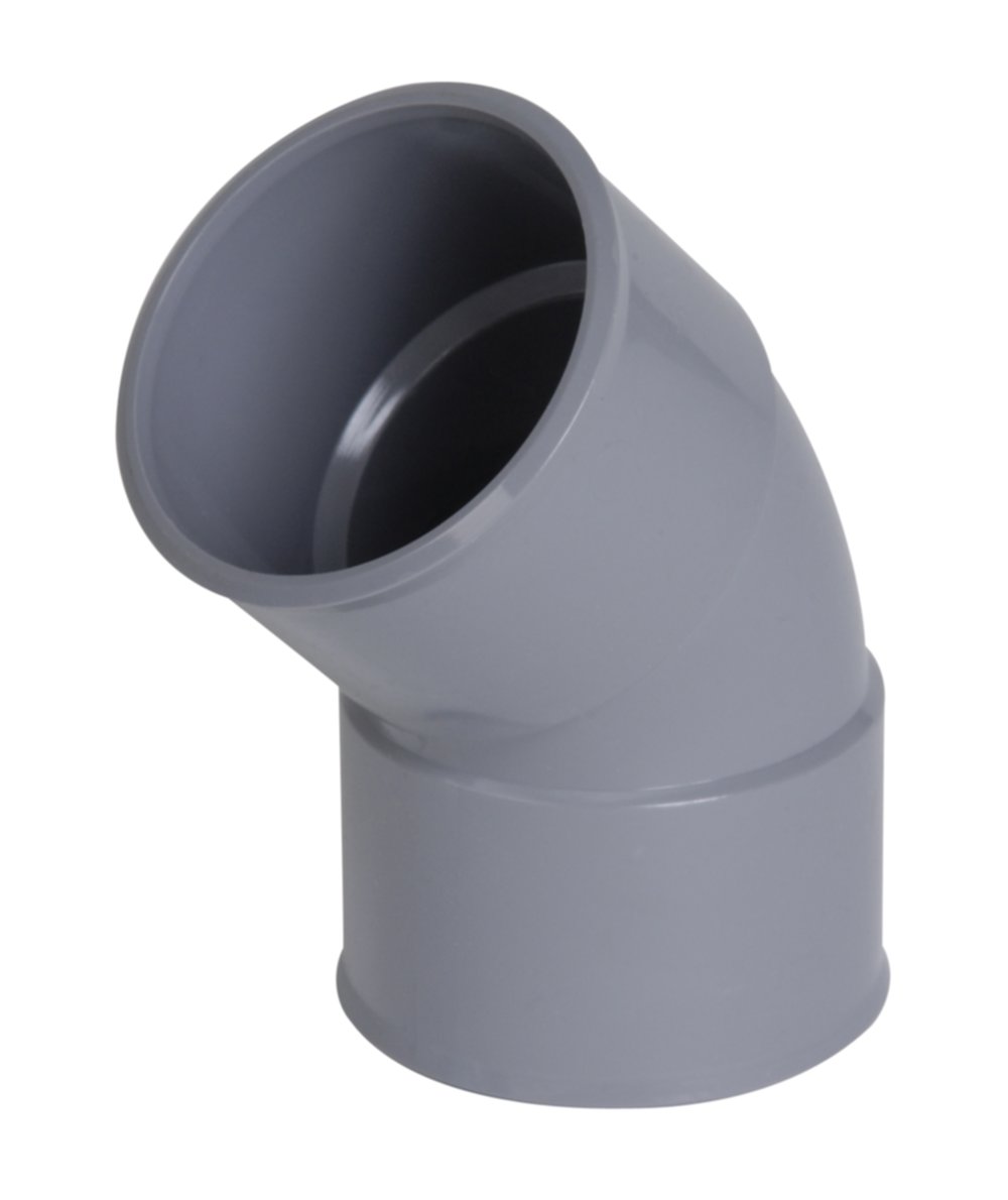 Coude pvc ff à coller 45° ø 40 mm