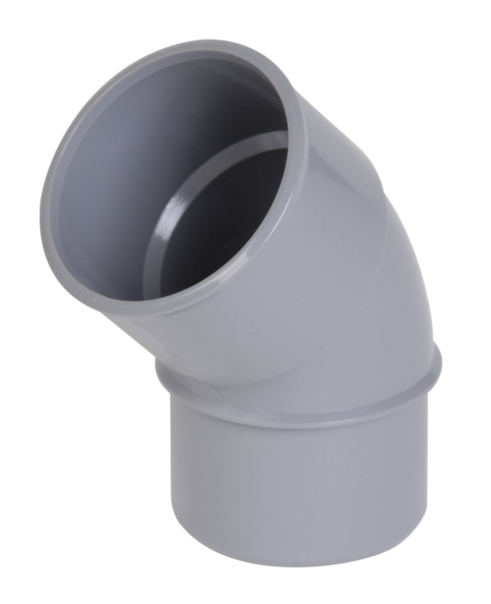 Coude pvc mf à coller 45° ø 50 mm 