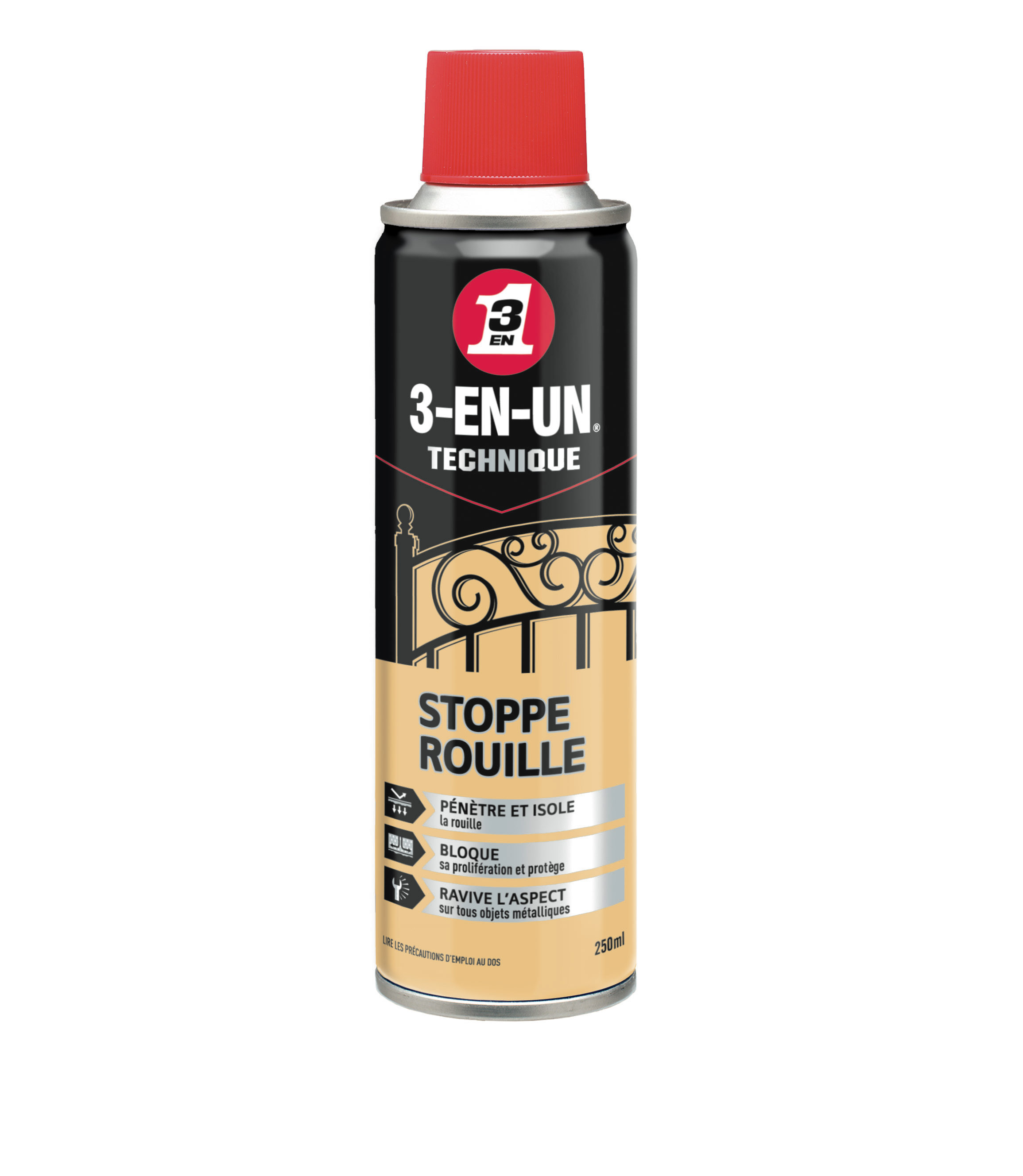 Technique stoppe rouille 250 ml - 3-EN-UN