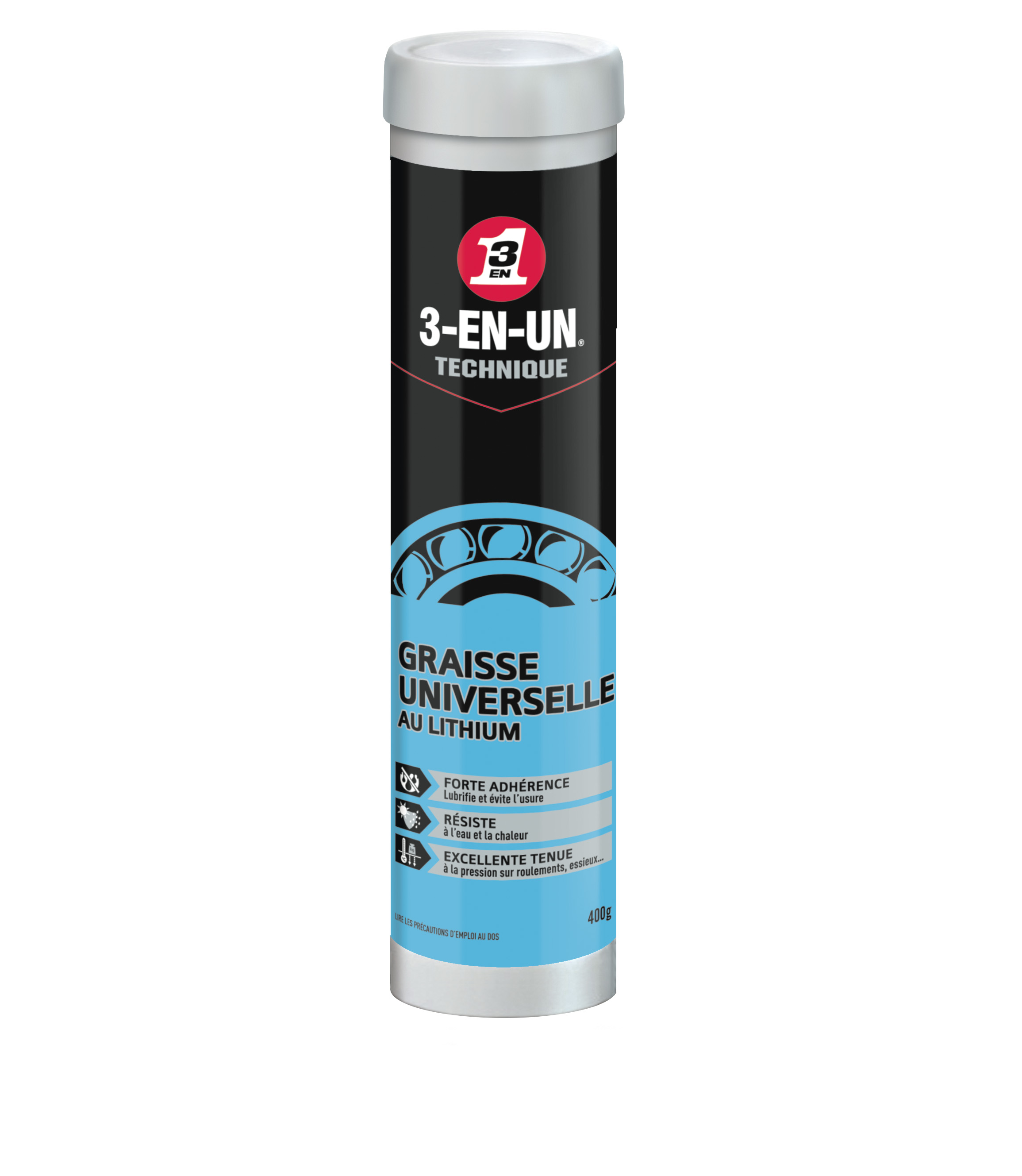 Technique graisse universelle au lithium en cartouche 400g - 3-EN-UN