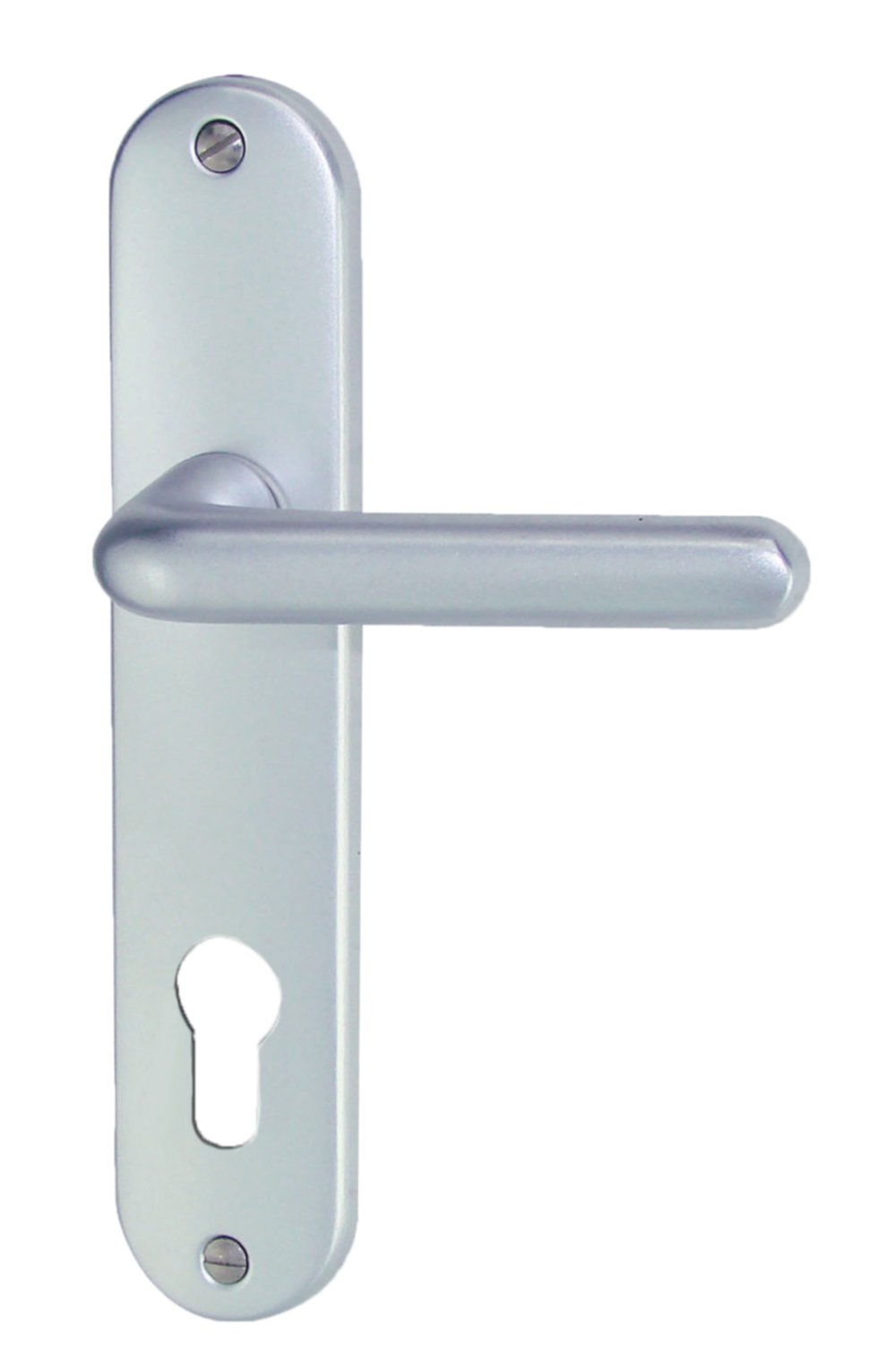 Ensemble tignes alu argent cylindre 165 mm
