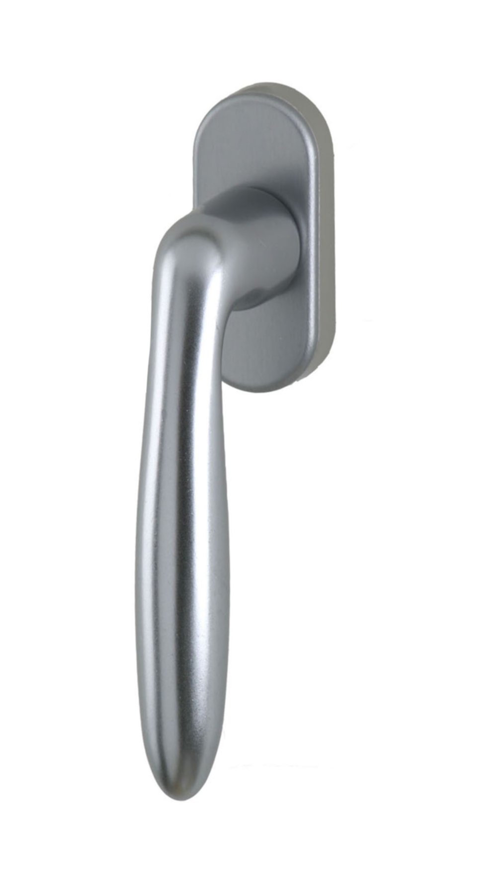 Bouton crémone modena alu aspect inox