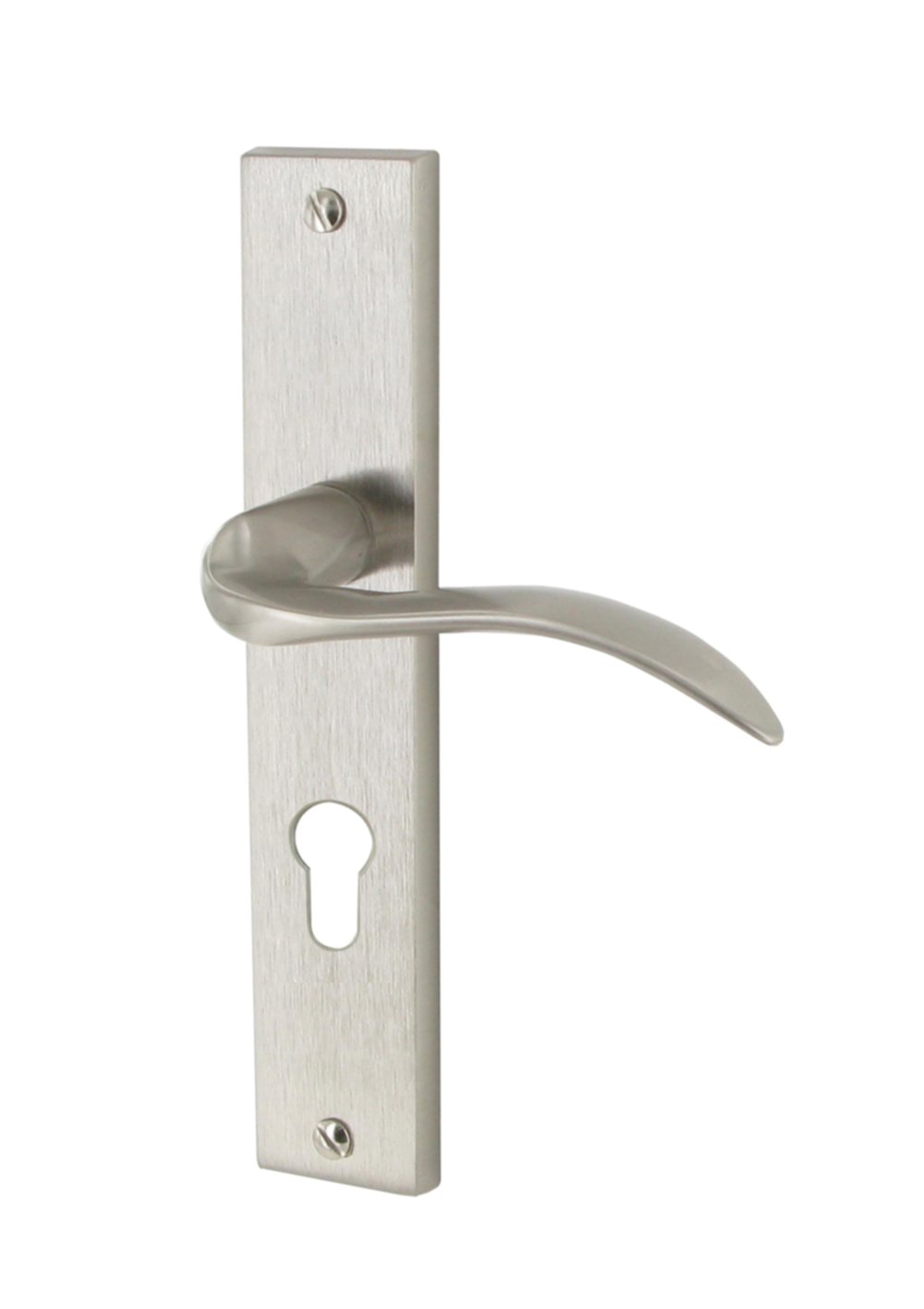 Ensemble angel zamak nickelé satiné cylindre