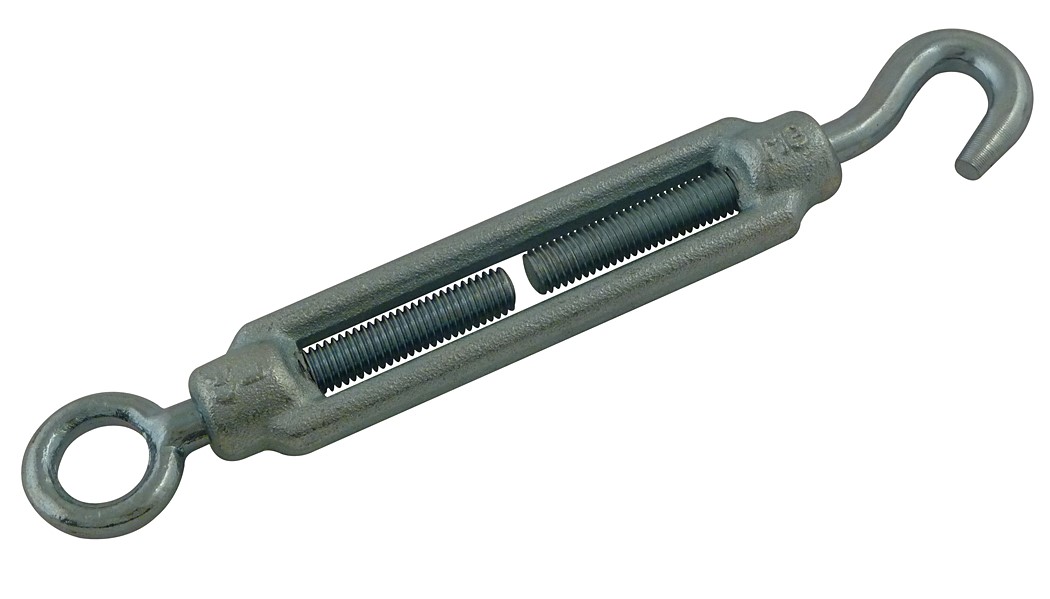 1 tendeur à câge standard AZ 1 œil / 1 crochet ø12mm 