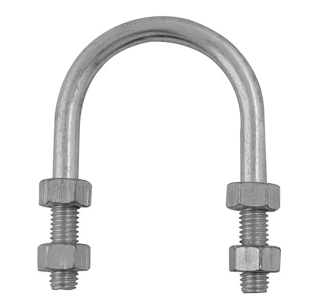 2  brides de fixation pour tubes AZ largeur :48mm m8 