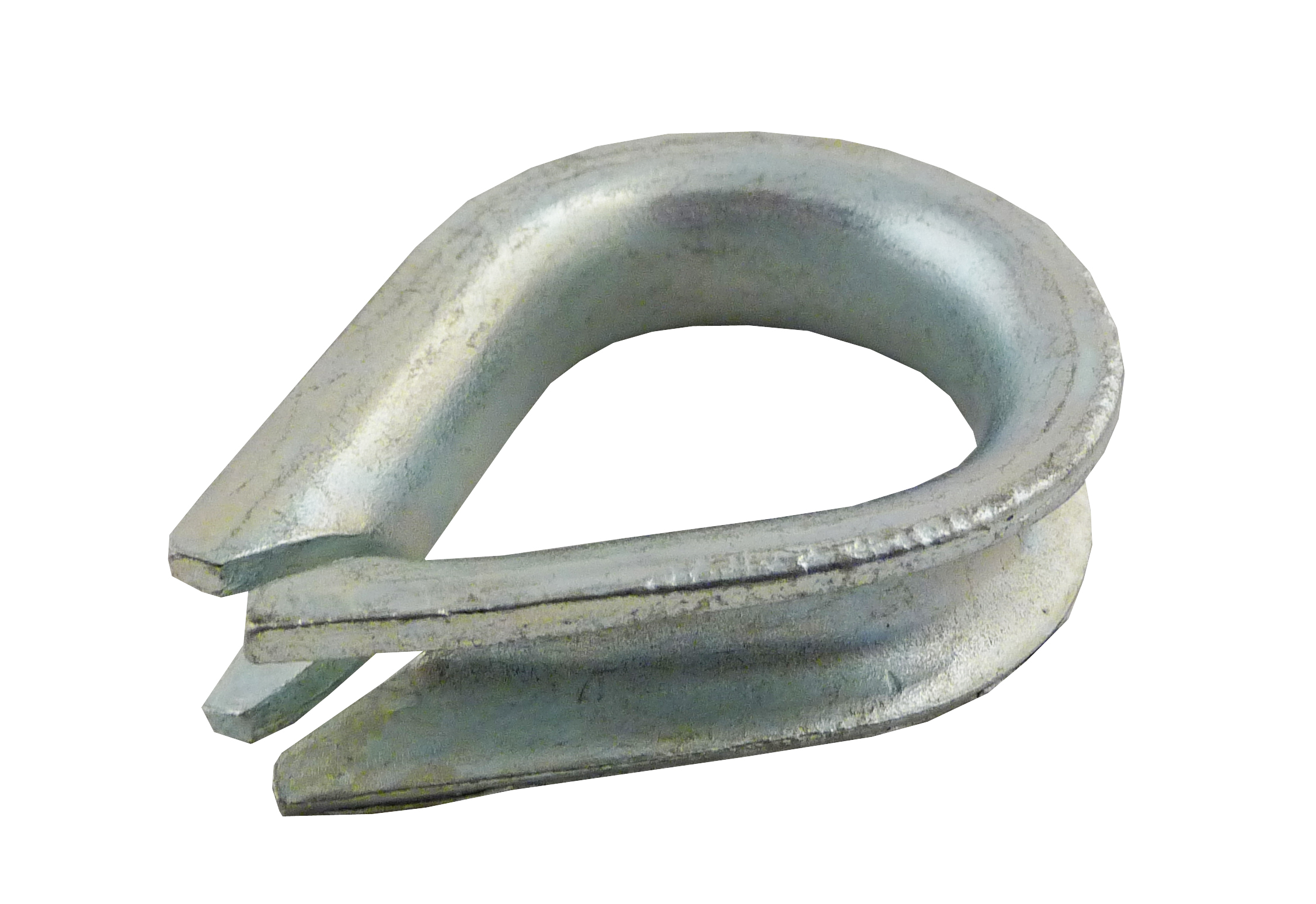 2 cosses cœur acier zingué largeur: 10mm -