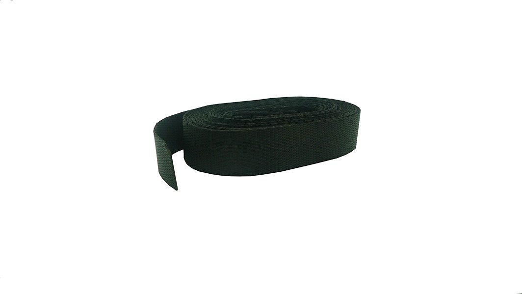 Sangle polypropylène largeur :25mm longueur :6m couleur noir