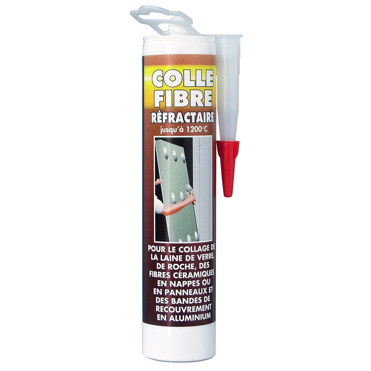 Colle fibre réfractaire 310ml PYROFEU