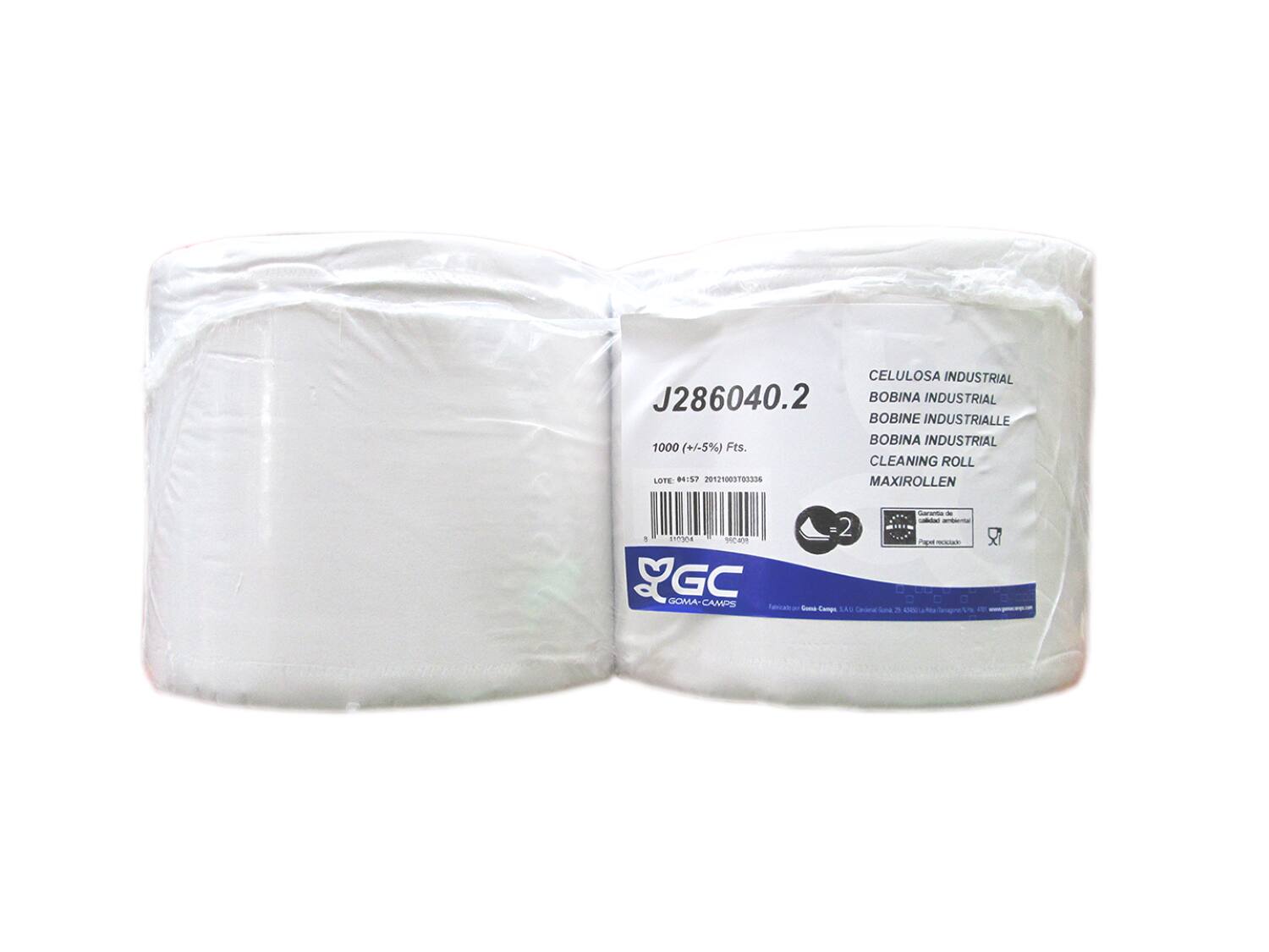 Essuie-tout blanc x2 rouleaux - MINERVA