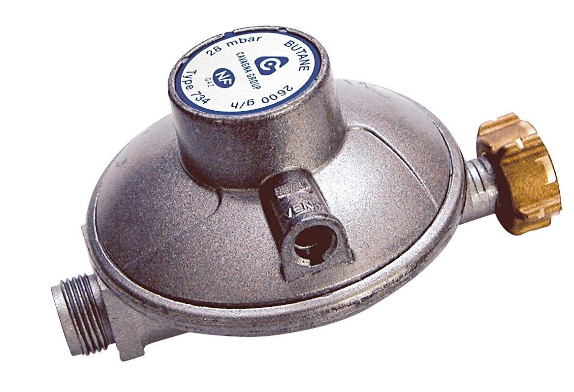 DETENDEUR BUTANE GROS DEBIT 2.6KG/H 28MBAR NF