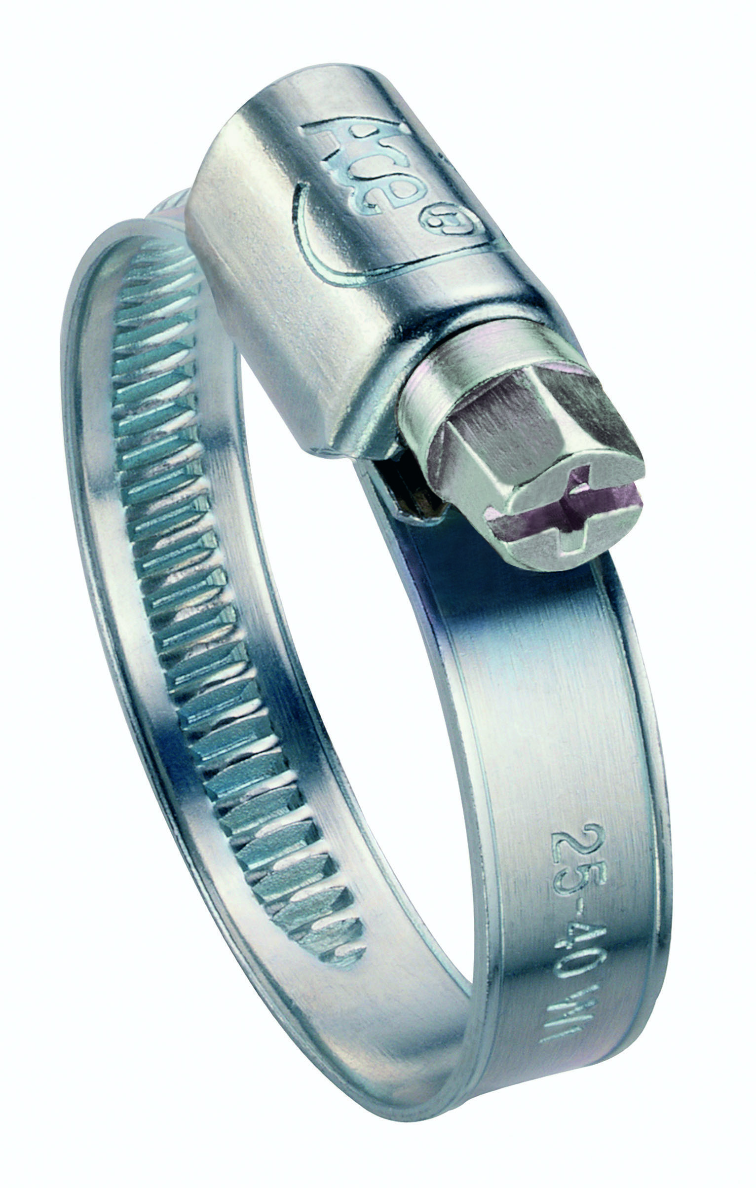 2 colliers de serrage bande acier 9 mm Ø24-36 mm - SPID'O
