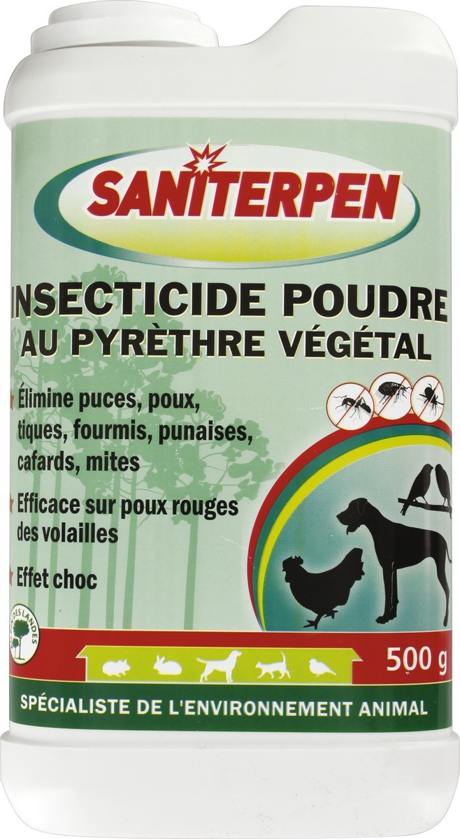 Insecticide puce, poux, fourmi, tique et punaise