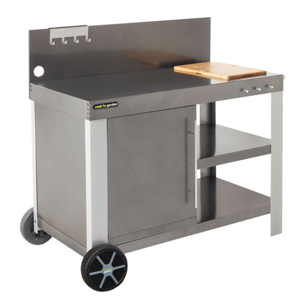 Desserte pour plancha à poser Nova XL 122x65x105cm - COOK'IN GARDEN