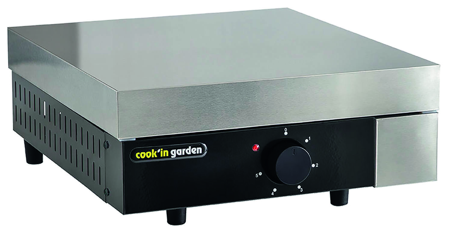 Plancha électrique Finesta 43 + capot 2,5kW - COOK'IN GARDEN