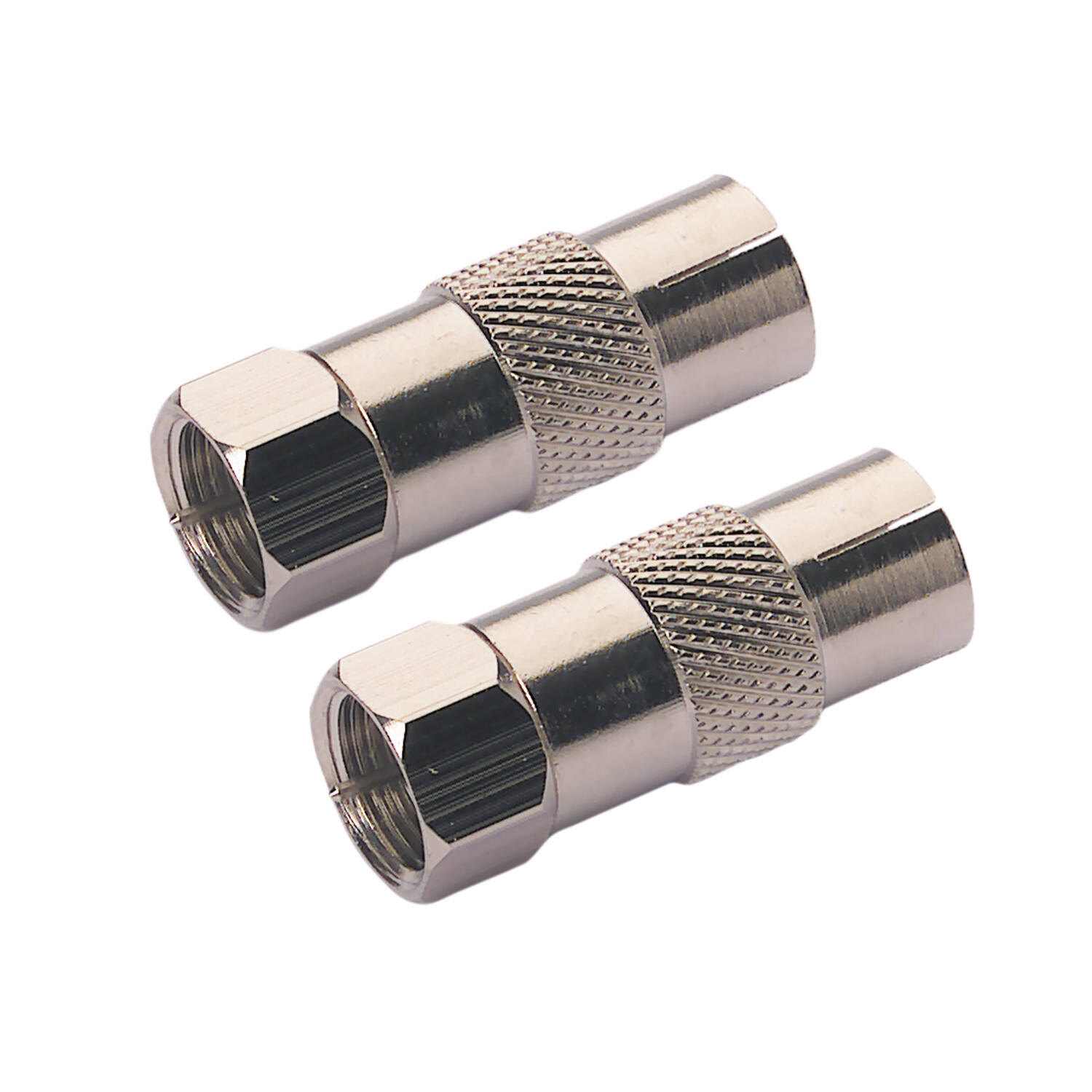 2 adaptateurs fiche F mâle/9,52mm mâle et fiche F mâle/9,52mm femelle - OPTEX