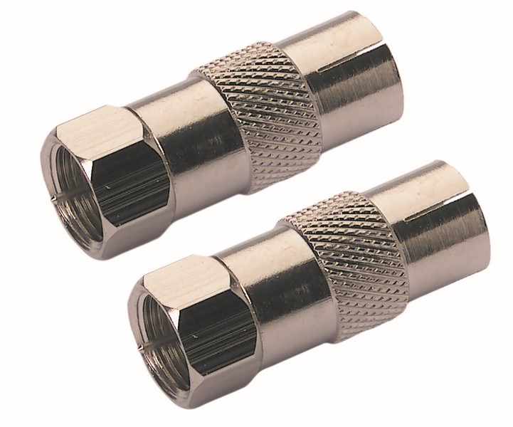 2 adaptateurs fiche F mâle/9,52mm mâle et fiche F mâle/9,52mm femelle - OPTEX