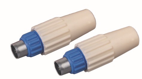 Fiches coaxiales femelle 9,52mm - OPTEX
