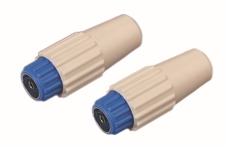 Fiches coaxiales mâle 9,52mm - OPTEX