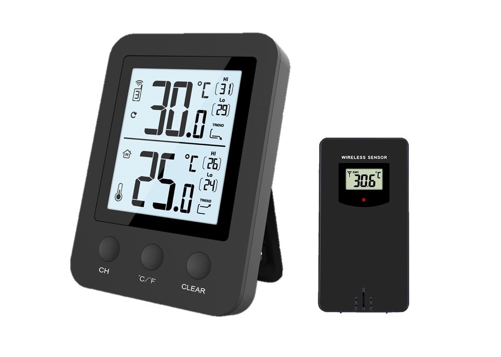 Thermomètre intérieur/extérieur sans fil - OPTEX