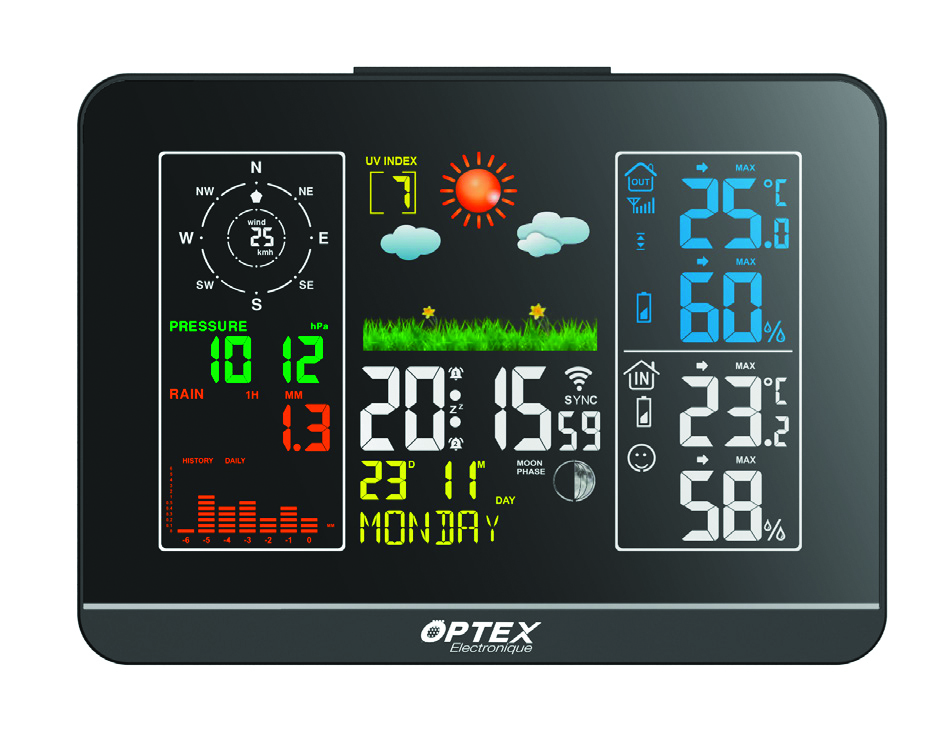 Station météo couleur wifi