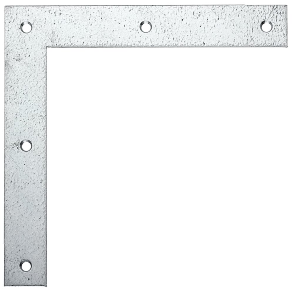 Équerre d'angle 30x200x3mm Ø6,5mm 5 trous - ALBERTS