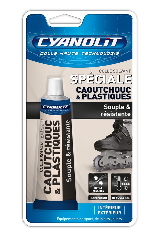 Colle Spéciale Caoutchouc et Plastiques 50ml - CYANOLIT