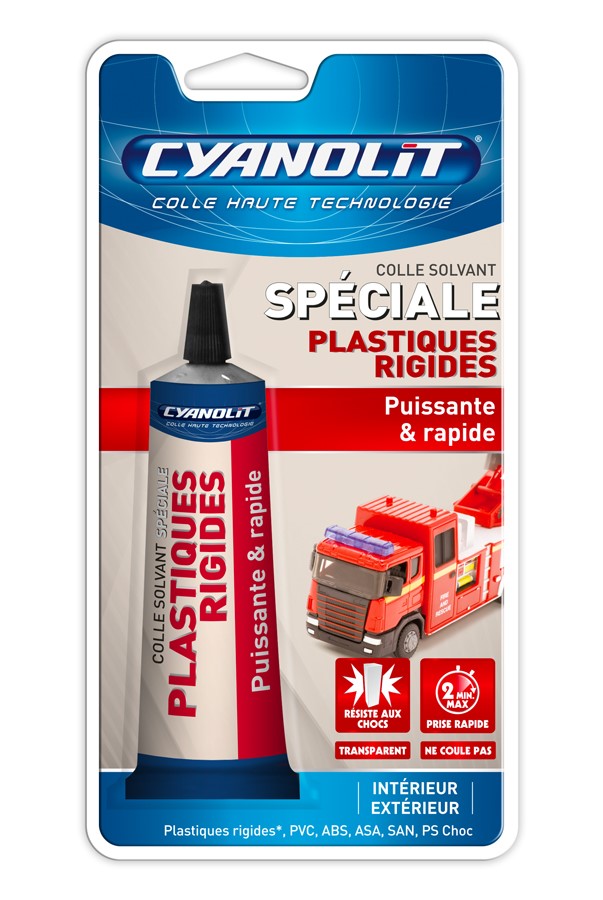 Colle Spéciale Plastiques Rigides 50ml - CYANOLIT