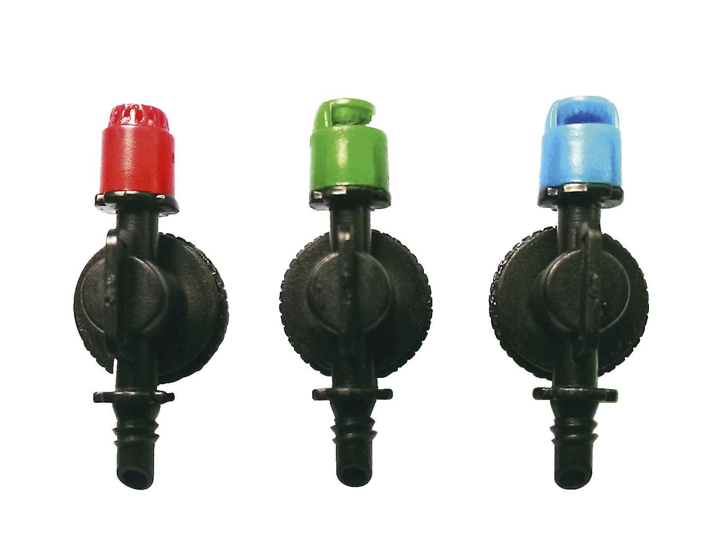 3 micro-arroseurs à visser 3600°