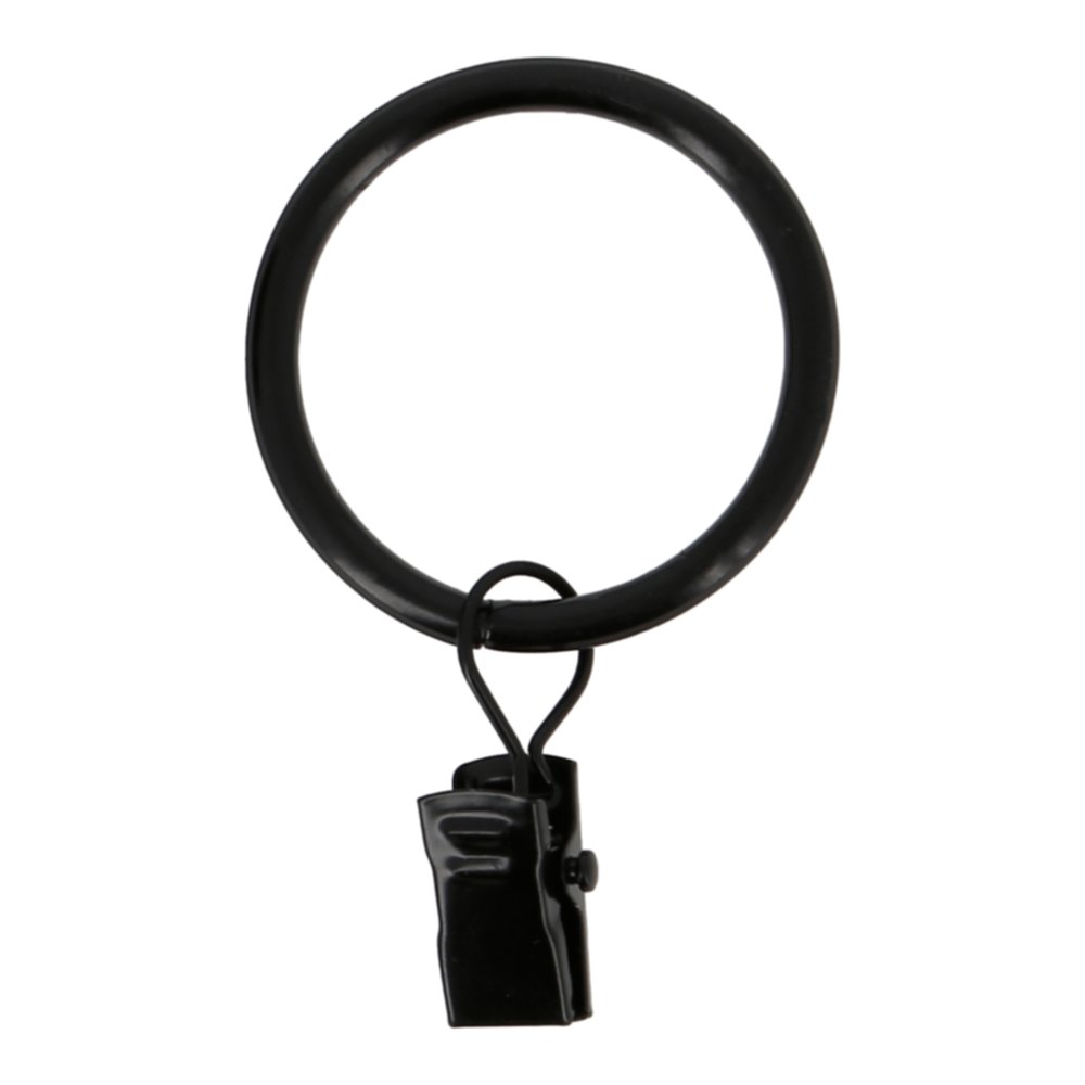 Anneau Pince P/Ø20mm Noir Brillant Ø42mm x6 