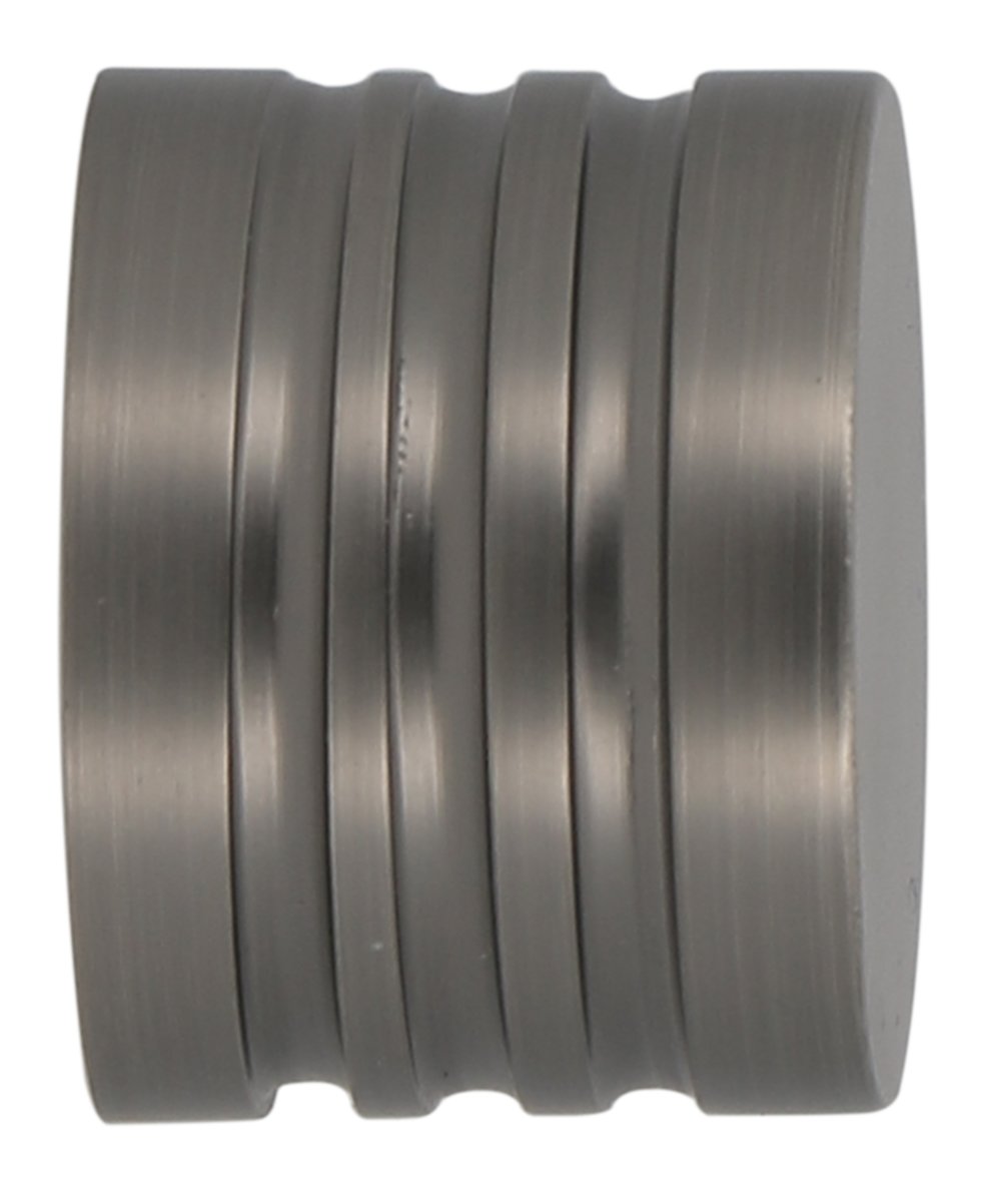2 Embouts métal Ø20mm Minium Gun foncé