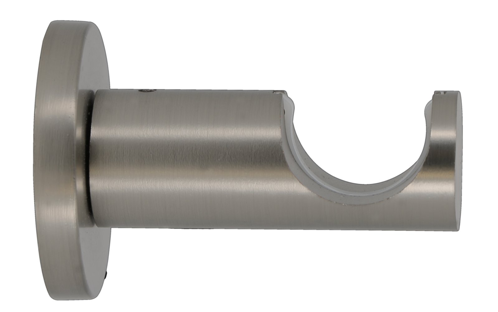 Support métal Ø28mm Tige 60mm Chromé Mat