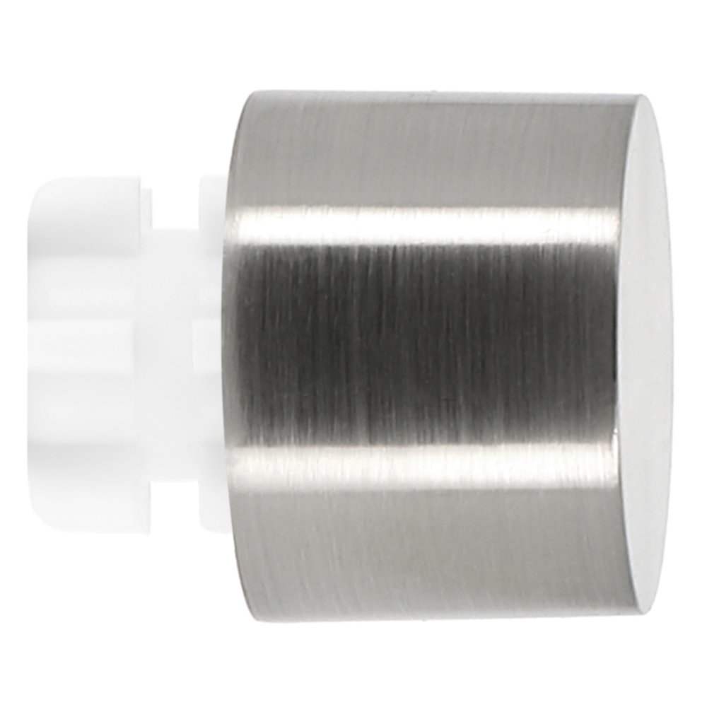 2 embouts Bouchon Chrome métal Ø20mm 