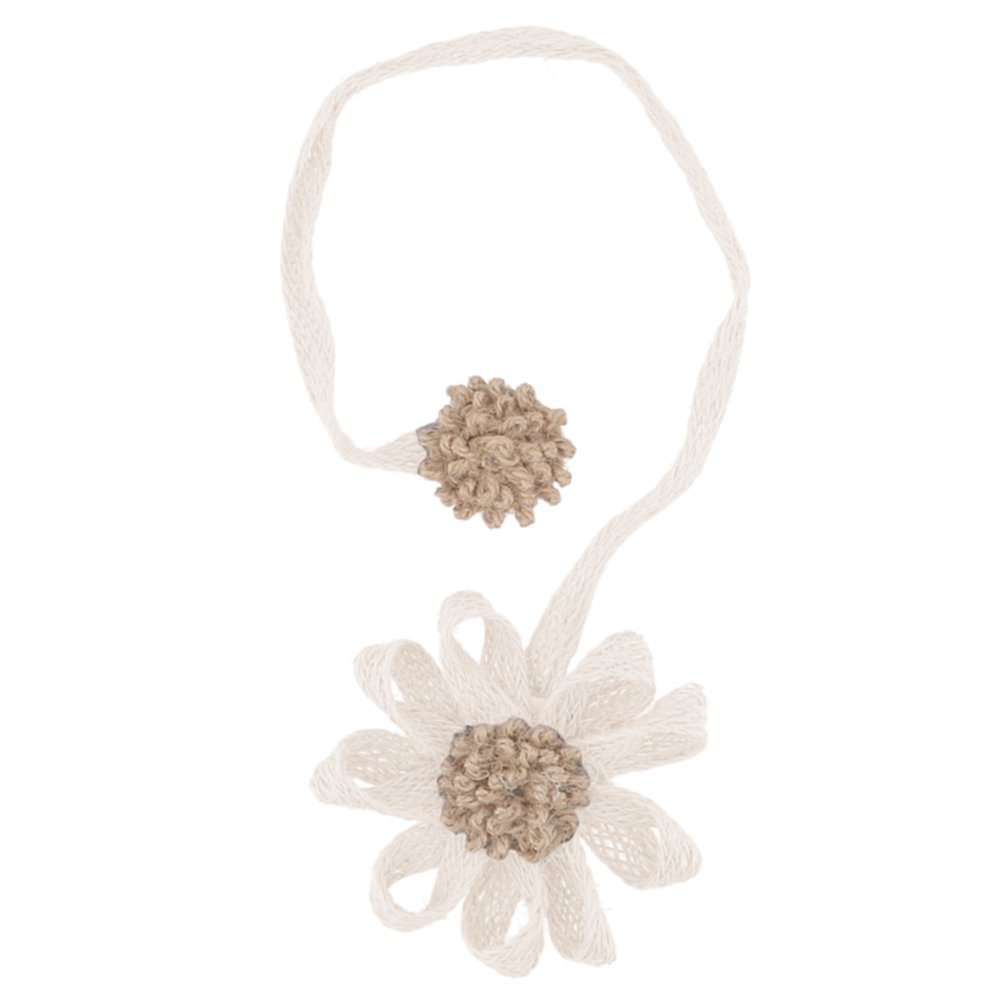Embrasse pétales aimantée beige 48cm