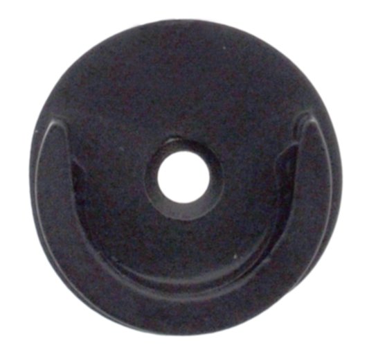 2 Naissances métal Ø20mm Noir Mat