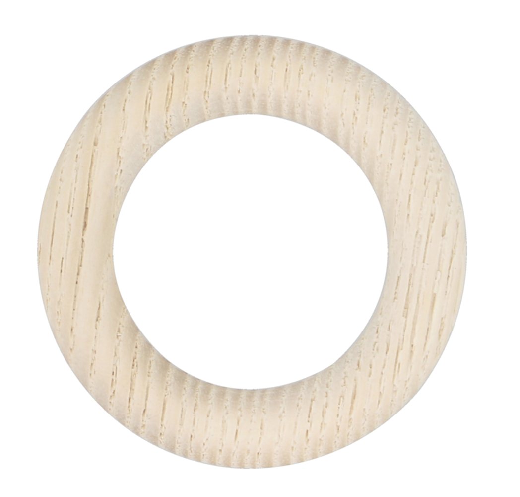 10 Anneaux D56 Bois Blanchi