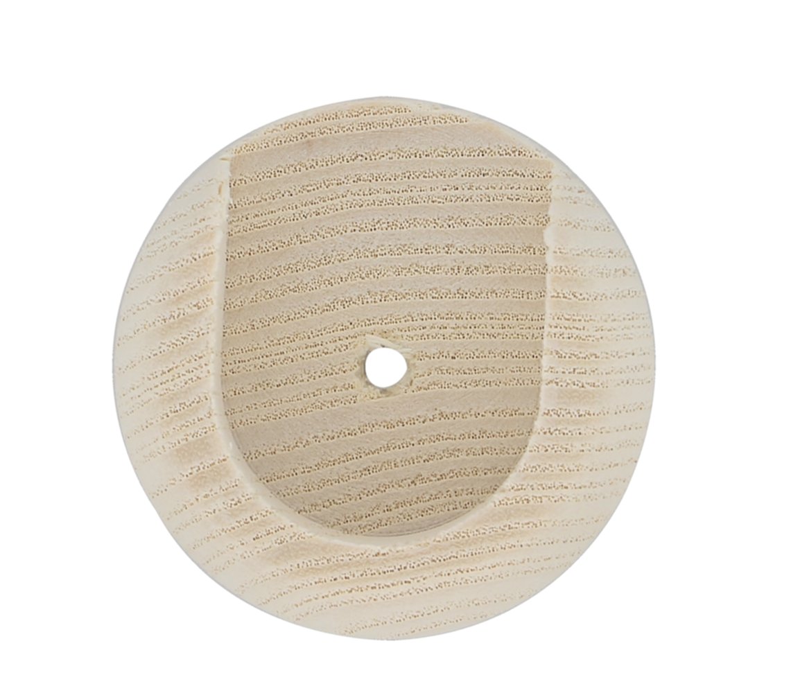 2 Naissances Ø28mm Bois Blanchi
