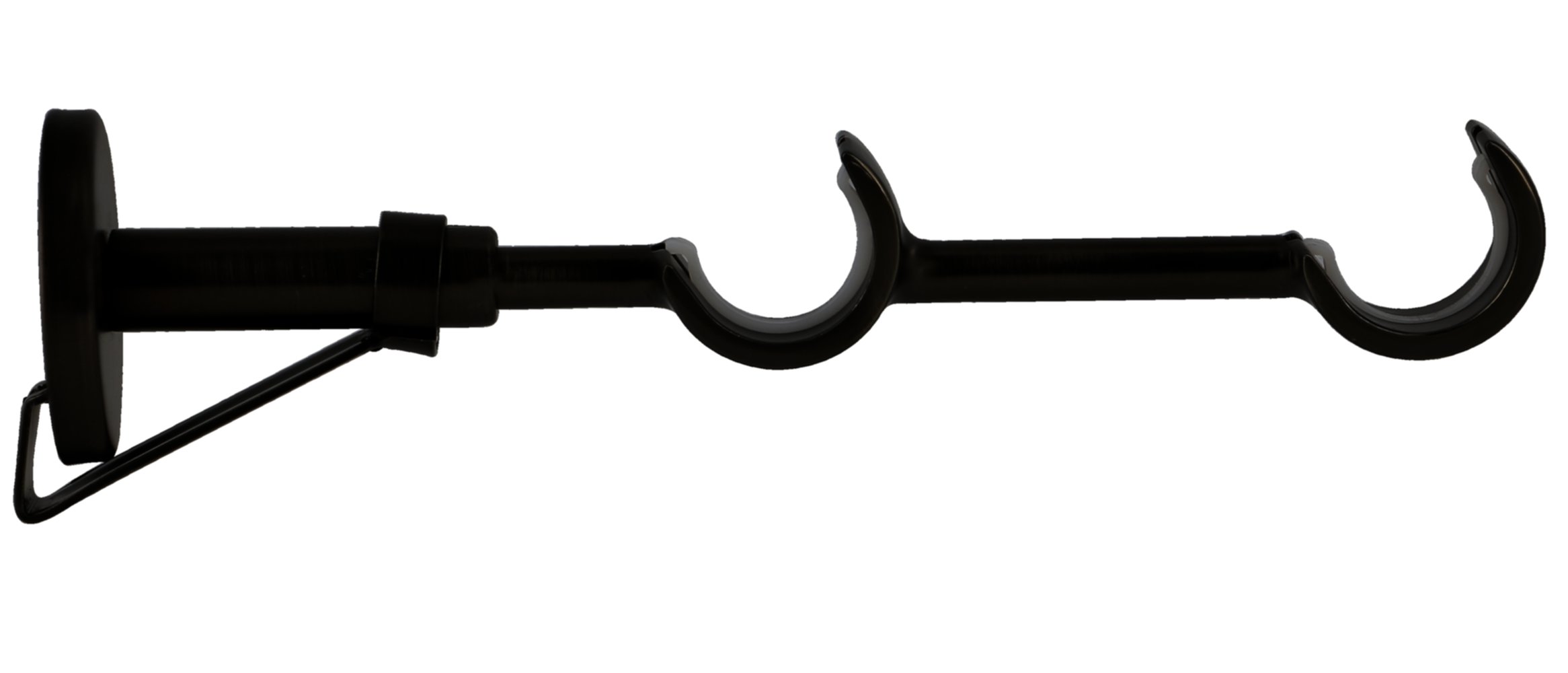 Support double ouvert extensible métal Ø28mm 115-250mm - MOBOIS