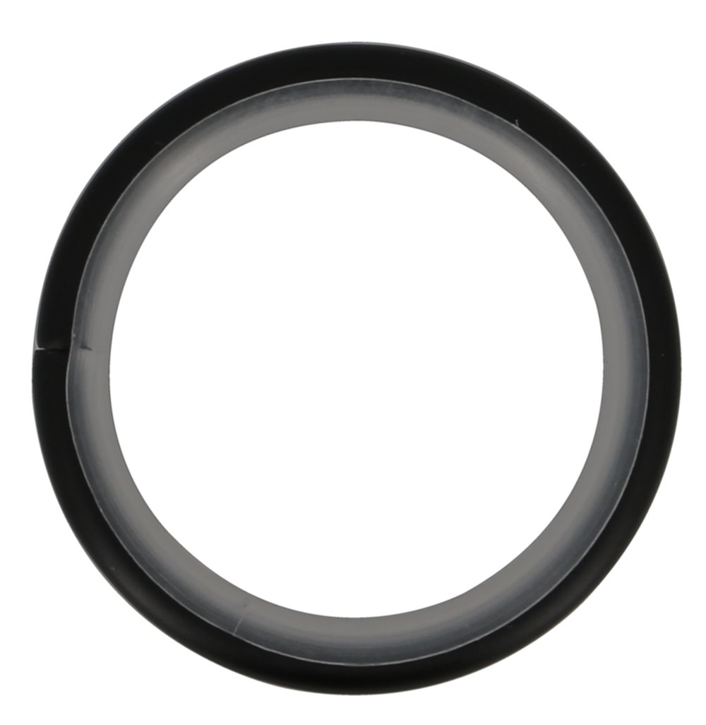 10 Anneaux métal Ø42mm Avec Silencieux Noir Mat
