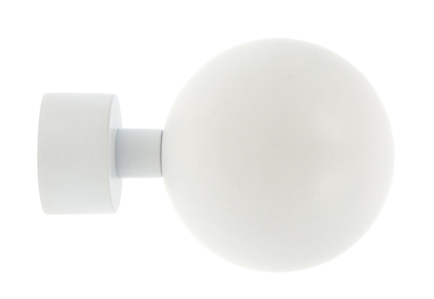 Embout métal Ø20mm Opium Blanc Mat