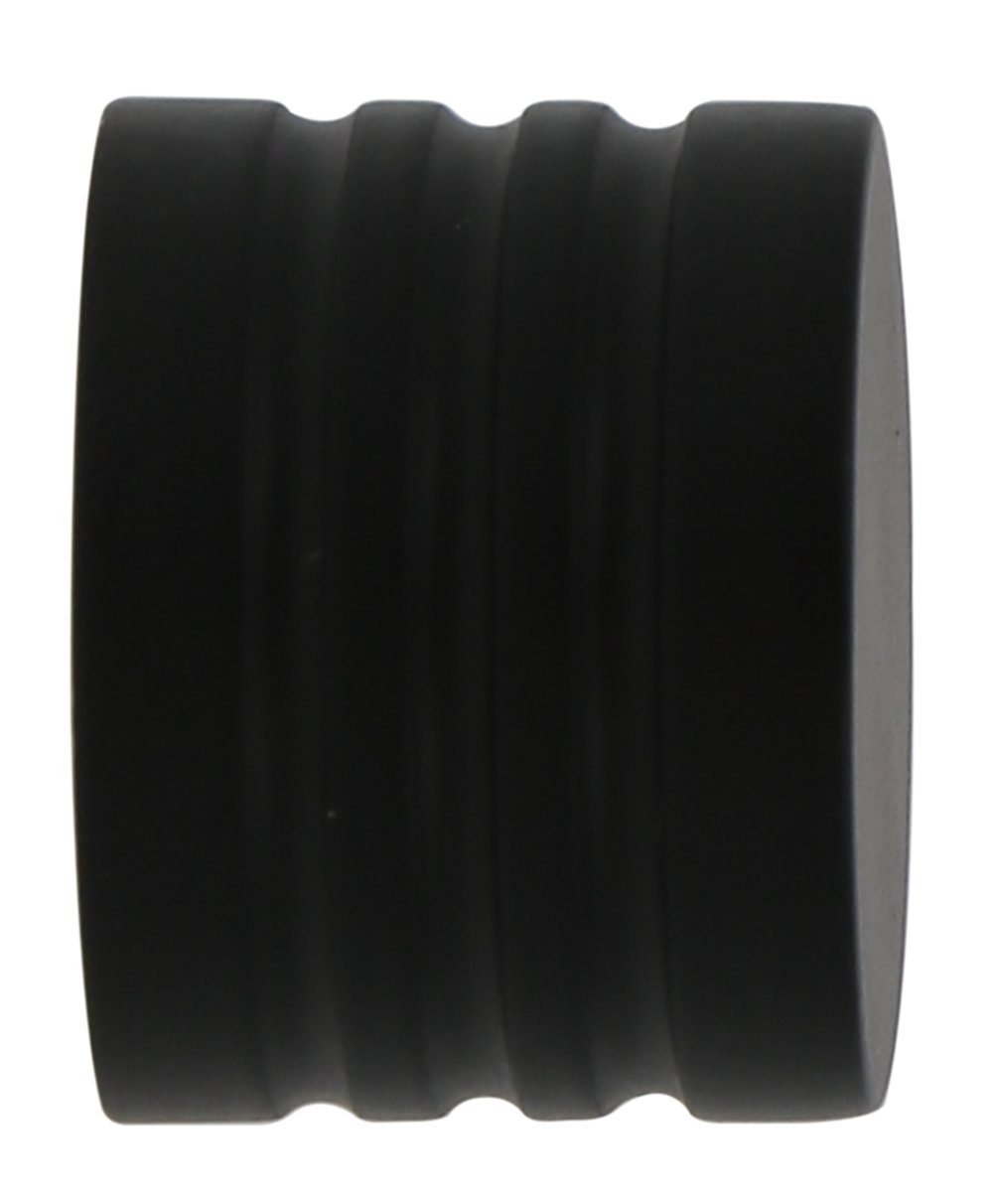 2 Embouts métal Ø20mm Minium Noir Mat