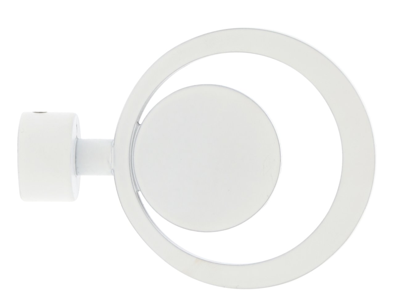 Embout métal Ø20mm Atrium Blanc Mat