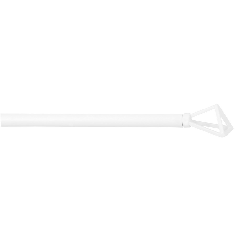 Tringle de Vitrage Ø7mm Embouts Filaire 60-100cm Blanc Mat - MOBOIS
