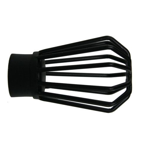 Embout Ø28 pommeau filaire noir mat