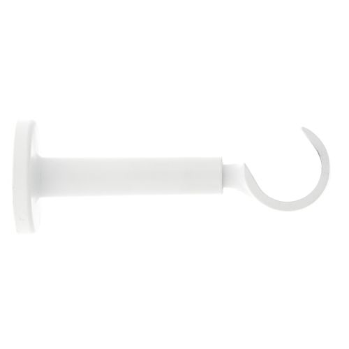 1 support métal ouvert Ø28 extensible de 115 à 170mm blanc m