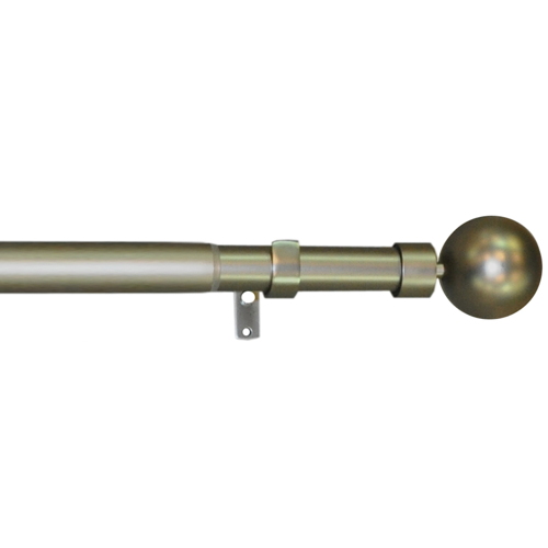 1 kit métal Ø28/25 extensible de 2m00 à 3m60 embout boule ni