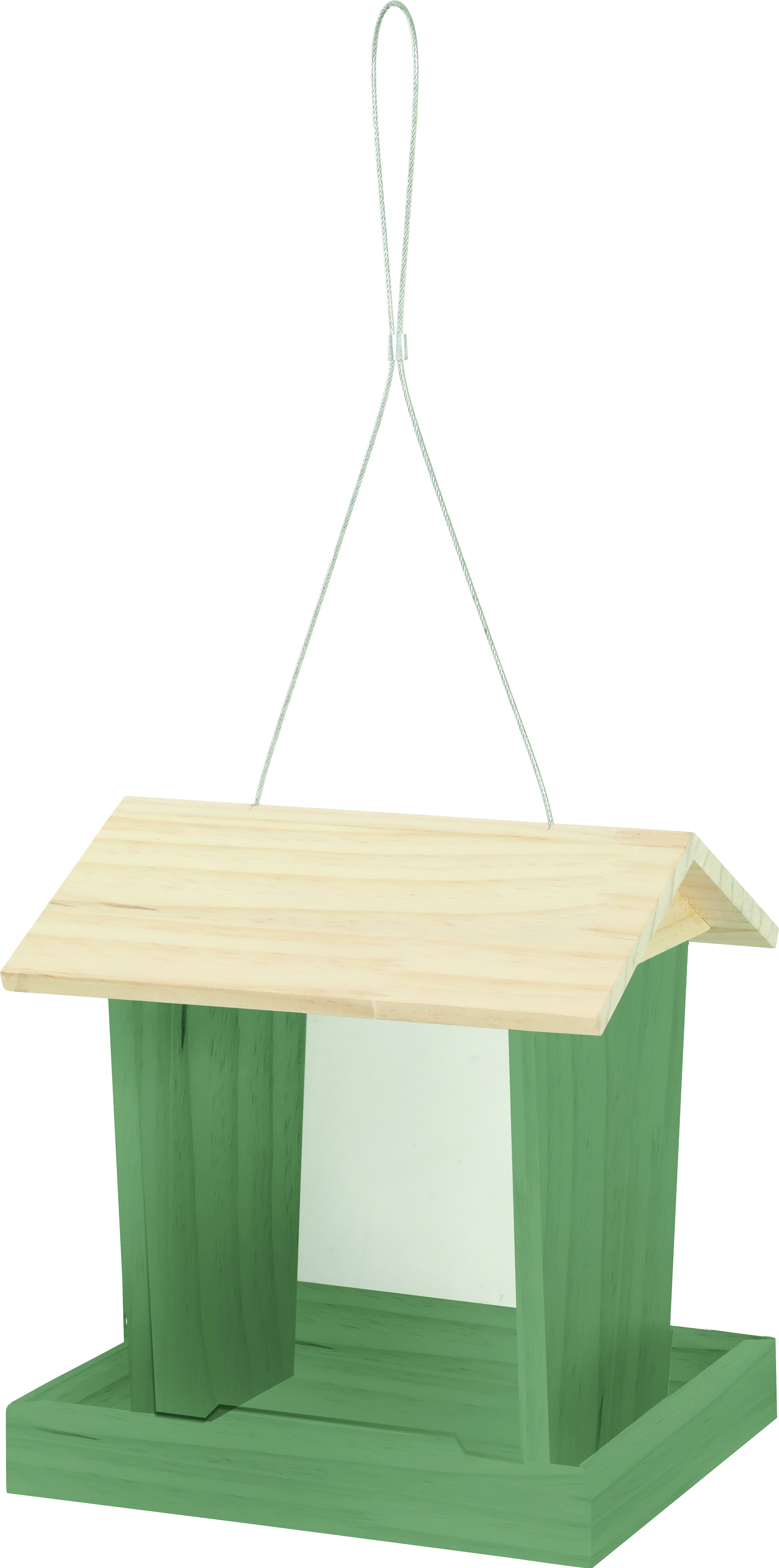 Mangeoire bois FLORA vert
