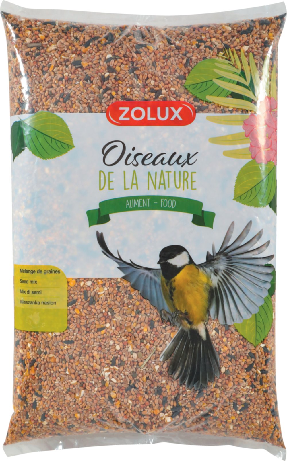 Mélange graines Oiseaux du jardin sac 5kg - ZOLUX
